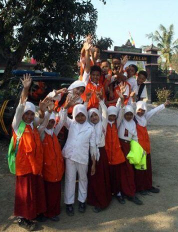 Tim Siaga Sekolah Aman SDN 1 Dadapan Rembang. (Photo: Heri CS - Idola FM)
