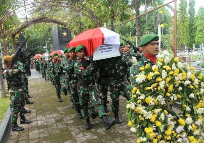 2020-02-18_Prosesi pemakaman prajurit TNI Prosesi pemakaman prajurit TNI