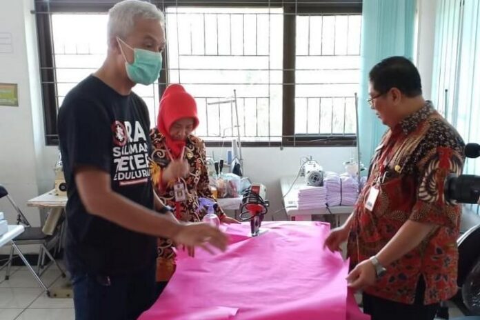2020-03-28_alat pelindung diri di BLK Kota Semarang Bahan Alat Pelindung Diri