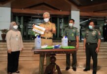 Bantuan APD dari Kagama Indonesia