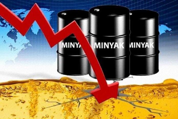 Harga Minyak Dunia Turun