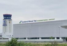 Bandara Ahmad Yani Semarang Sepi