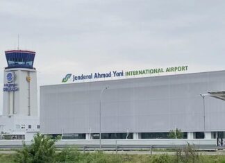 Bandara Ahmad Yani Semarang Sepi