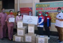 Bantuan APD ke RS William Booth Semarang