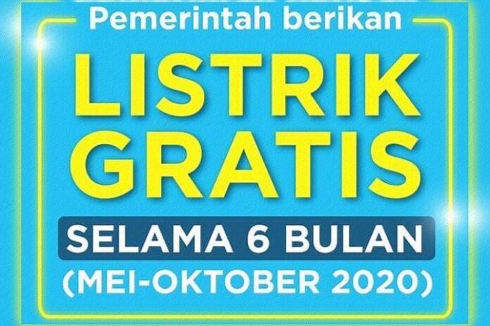 Listrik Gratis 6 Bulan