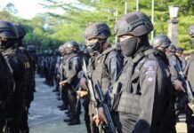 Personel Brimob Polda Jateng