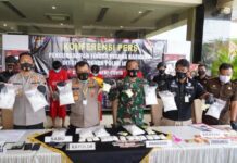 Barang bukti berupa sabu