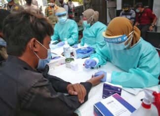 Rapid Test kepada pelanggar protokol kesehatan