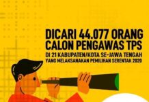 Bawaslu Jateng rekrut 44 ribu pengawas TPS