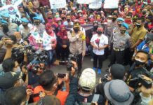 FKSPN Jateng Gelar Aksi Massa Tolak dan Cabut UU Cipta Kerja