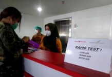 Rapid Test di Bandara Ahmad Yani