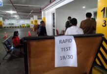 Rapid Test Antigen di Bandara Ahmad Yani