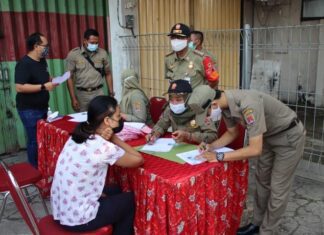 Satpol PP Provinsi Jateng mendata warga