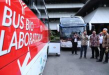 Bus Bio Laboratorium buatan PO Laksana