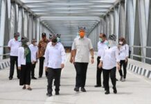Jembatan penghubung Blora dengan Bojonegoro