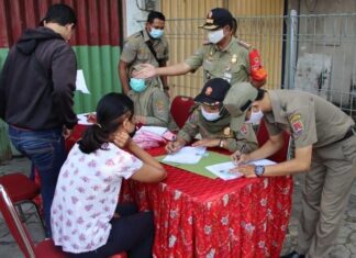 Petugas Satpol PP Kota Semarang