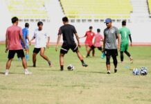 PSIS Semarang menjalani latihan di Jatidiri