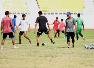 PSIS Semarang menjalani latihan di Jatidiri