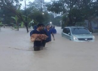 Banjir kawasan Meteseh Kota Semarang