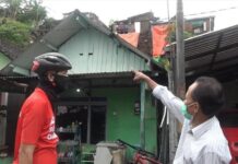 Ketua RW 7 Samin Hadi Priyono