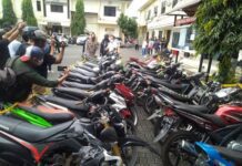 Sepeda motor milik pejudi