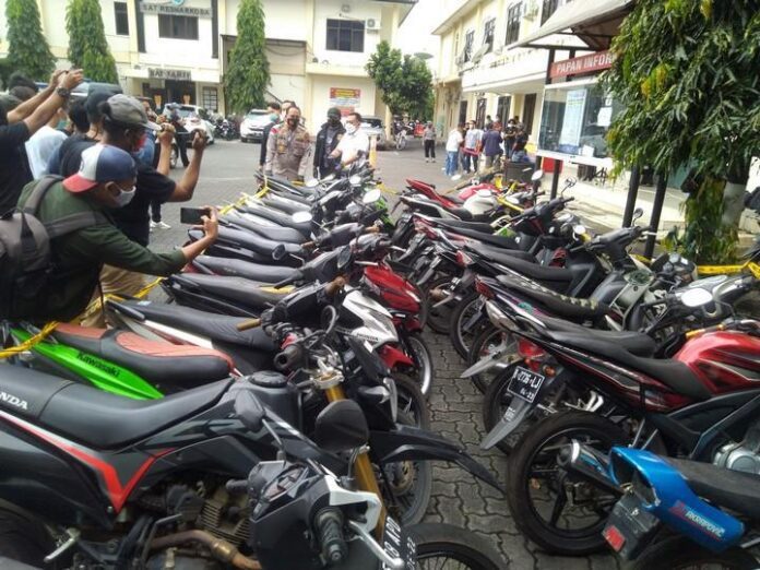 Sepeda motor milik pejudi