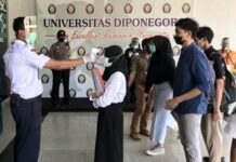 Peserta UTBK Undip