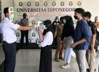 Peserta UTBK Undip