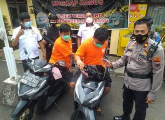 Kompol Arsadi saat gelar perkara aksi curanmor