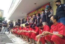 38 orang tersangka peredaran narkotika