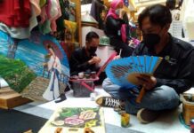 Kipas hiasan produk UMKM