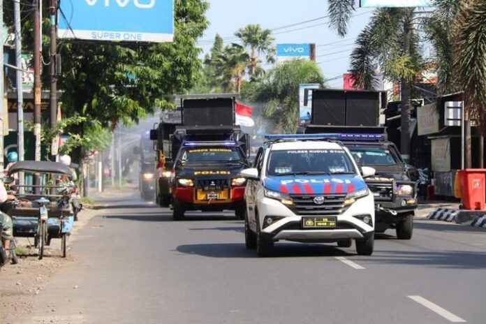 Mobil water cannon