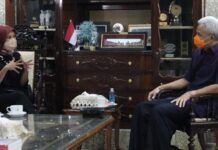 Najelaa Shibah bertemu Gubernur Ganjar