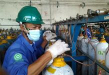 Pegawai PT Surya Gas Industri