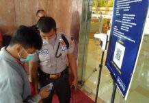 Petugas keamanan Mal Ciputra Semarang