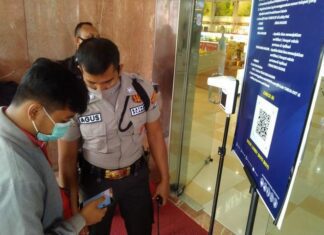 Petugas keamanan Mal Ciputra Semarang