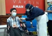 Disabilitas mengikuti vaksinasi