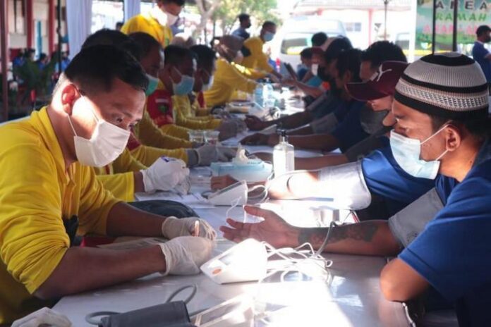 Warga binaan Lapas Semarang Warga binaan Lapas Semarang