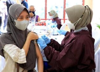 vaksinasi yang diadakan Polda Jateng