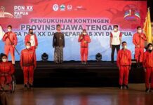 Pengukuhan atlet PON XX Papua