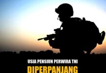 Usia Pensiun Perwira TNI