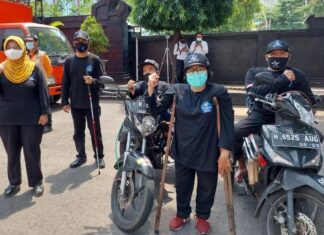 Disabilitas menjadi relawan bencana