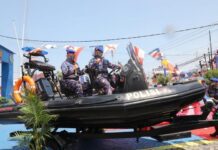 Kapal patroli Ditpolairud Polda Jateng