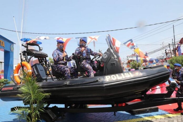 Kapal patroli Ditpolairud Polda Jateng
