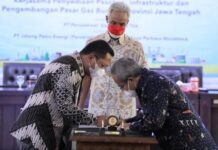 Penandatanganan kesepakatan tentang pasokan gas