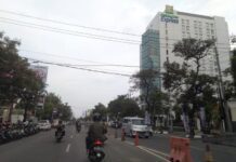 Deretan hotel di Jalan Ahmad Yani Semarang