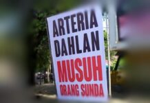 Arteria Dahlan Musuh Orang Sunda