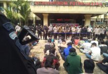Massa GMBI yang terlibat aksi anarkis