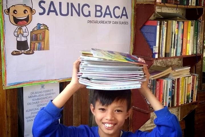 Kegiatan Saung Baca Indonesia