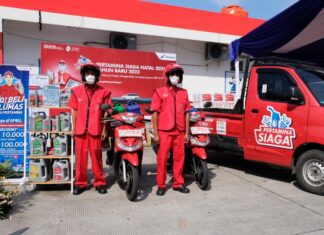 Petugas motoris Pertamina